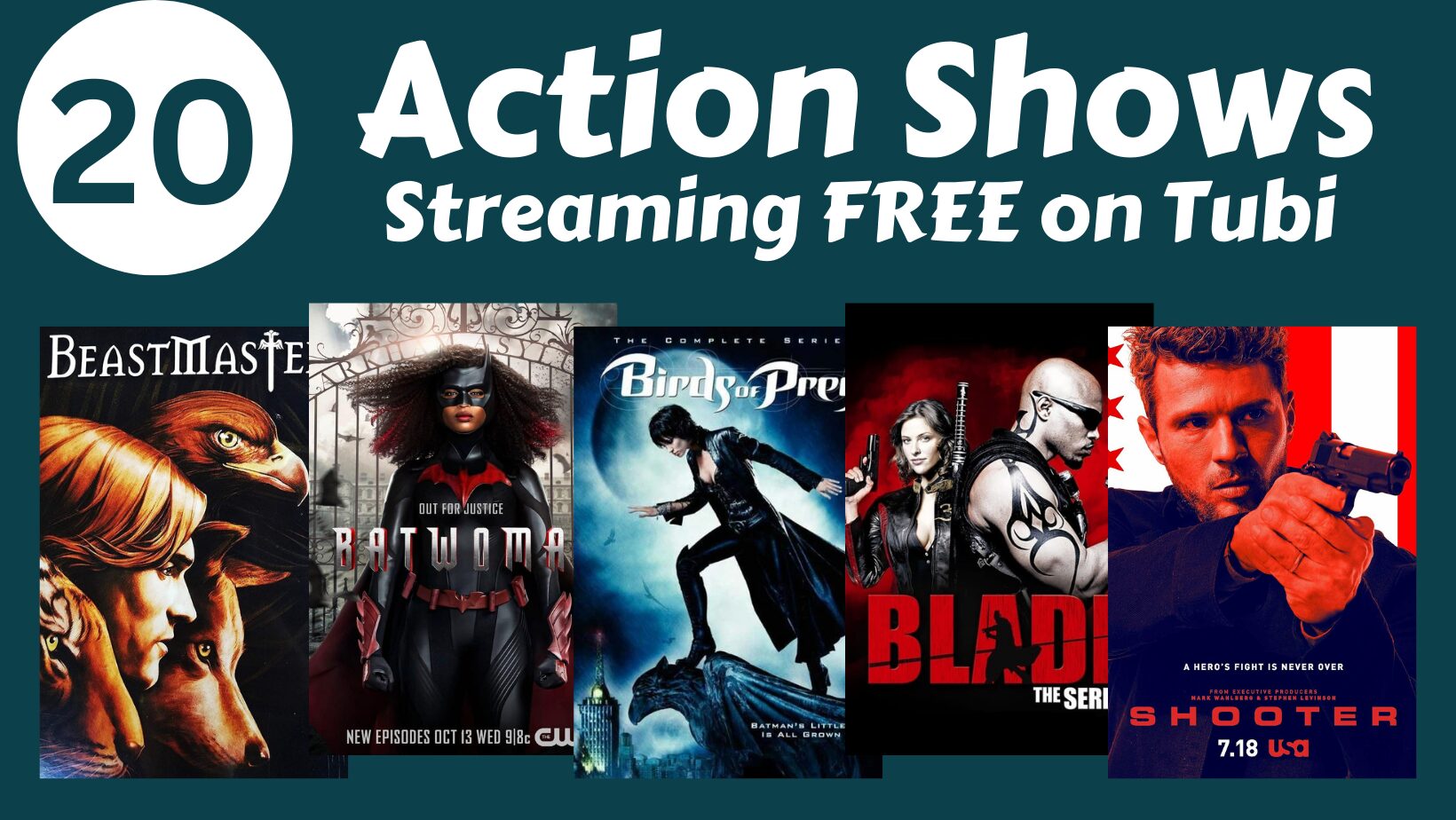20 Amazing Action Shows to Stream FREE on Tubi