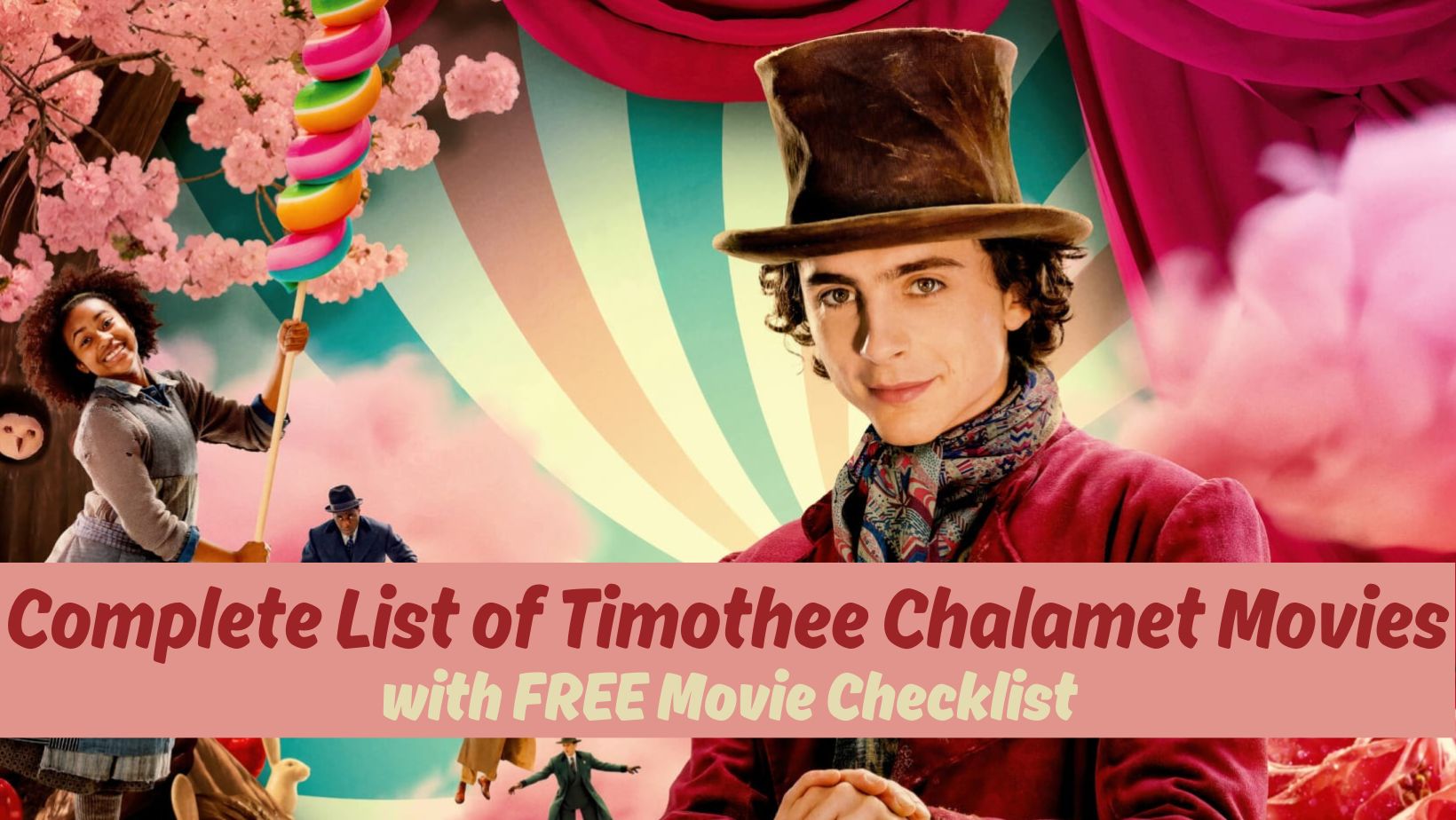 complete list of timothee chalamet movies with free movie checklist