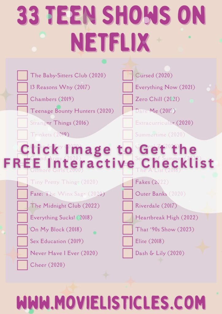 teen shows on netflix checklist