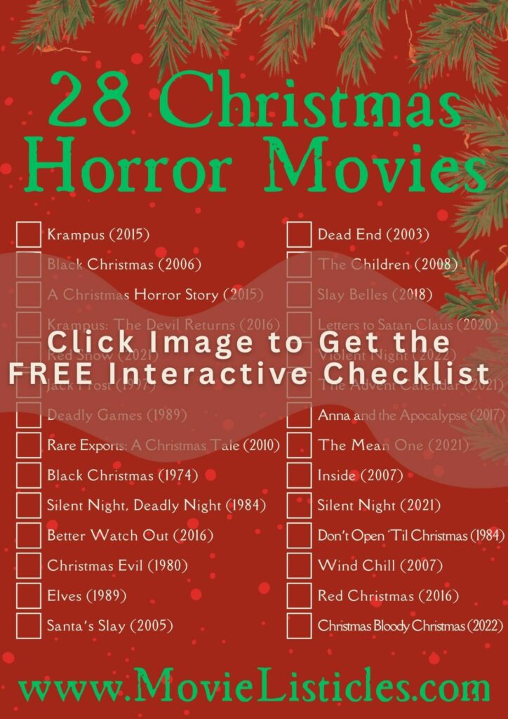christmas horror movies checklist