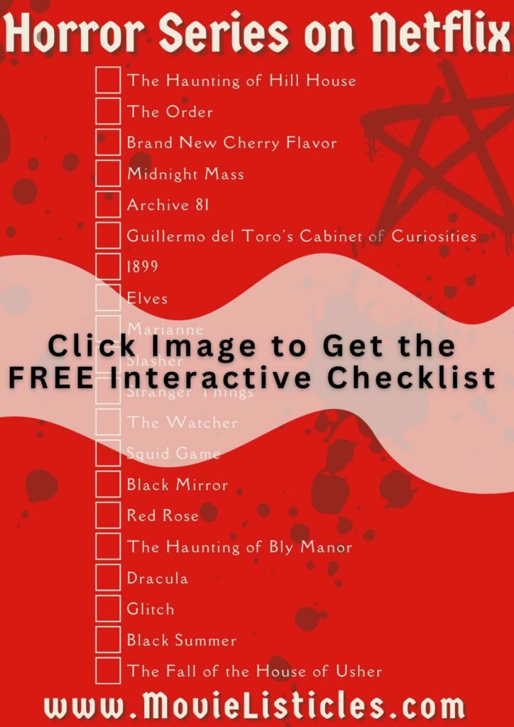 horror series on netflix checklist