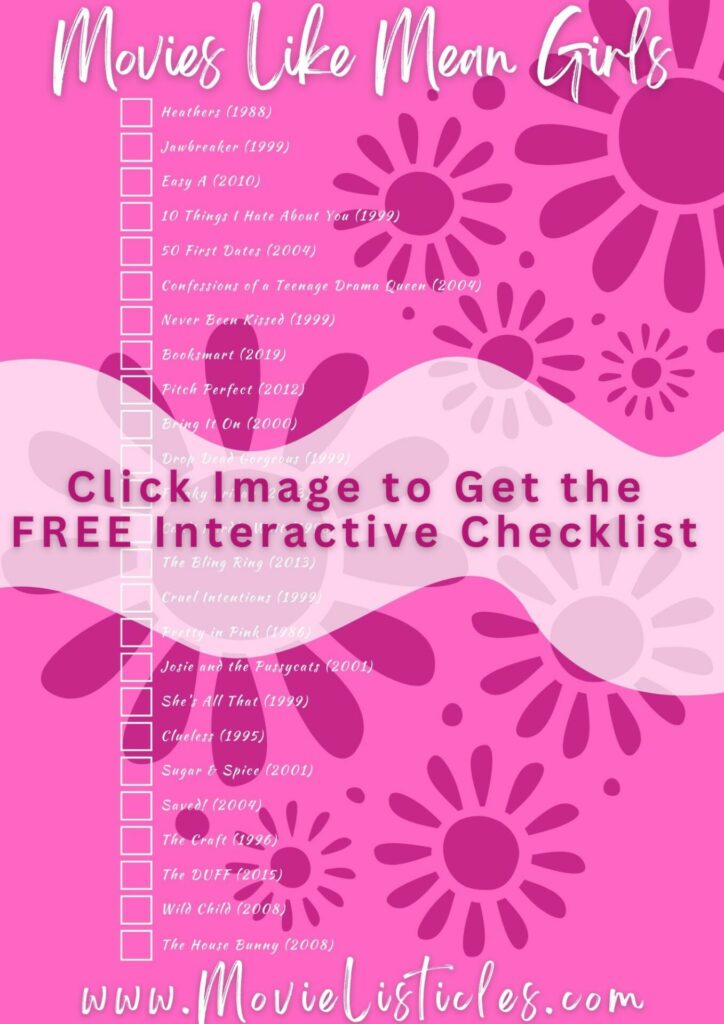 movies like mean girls checklist