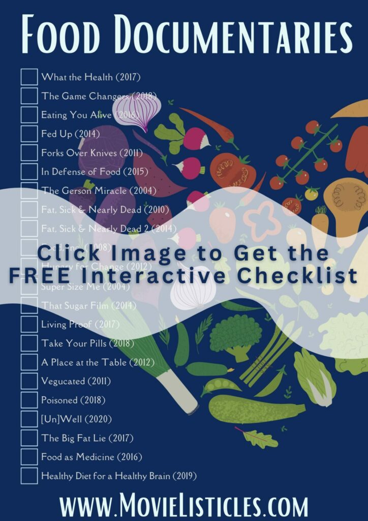 22 health documentaries about food checklist